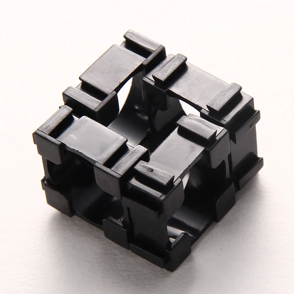 100-400 قطعة 18650 حامل بطارية ليثيوم أسطواني مكافحة الاهتزاز البلاستيك بطارية حزمة قوس بطارية ليثيوم أيون فاصل خلية Holde #5