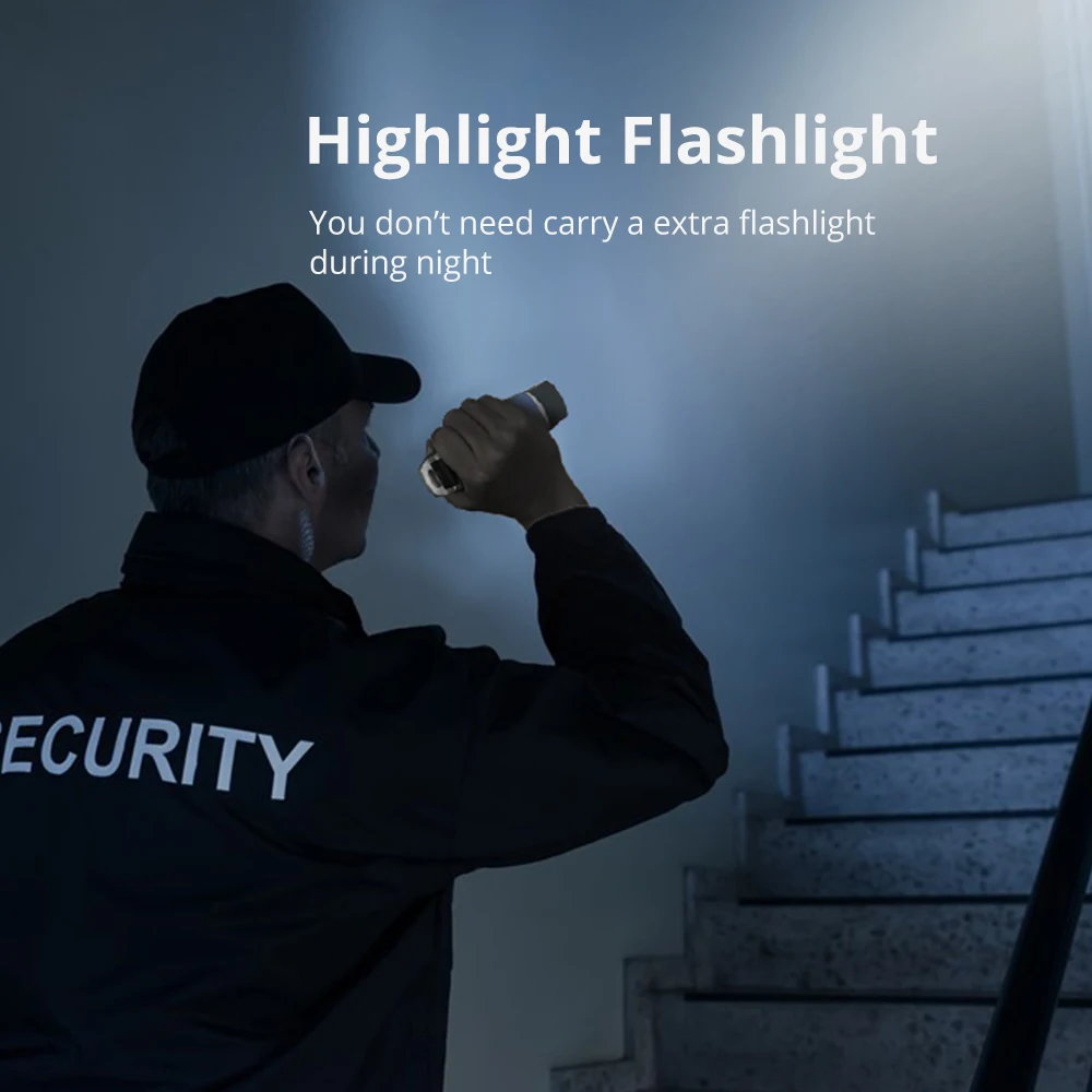 Sistema de control llevado del recorrido del guardia de la seguridad con la linterna inmediata para el punto de control