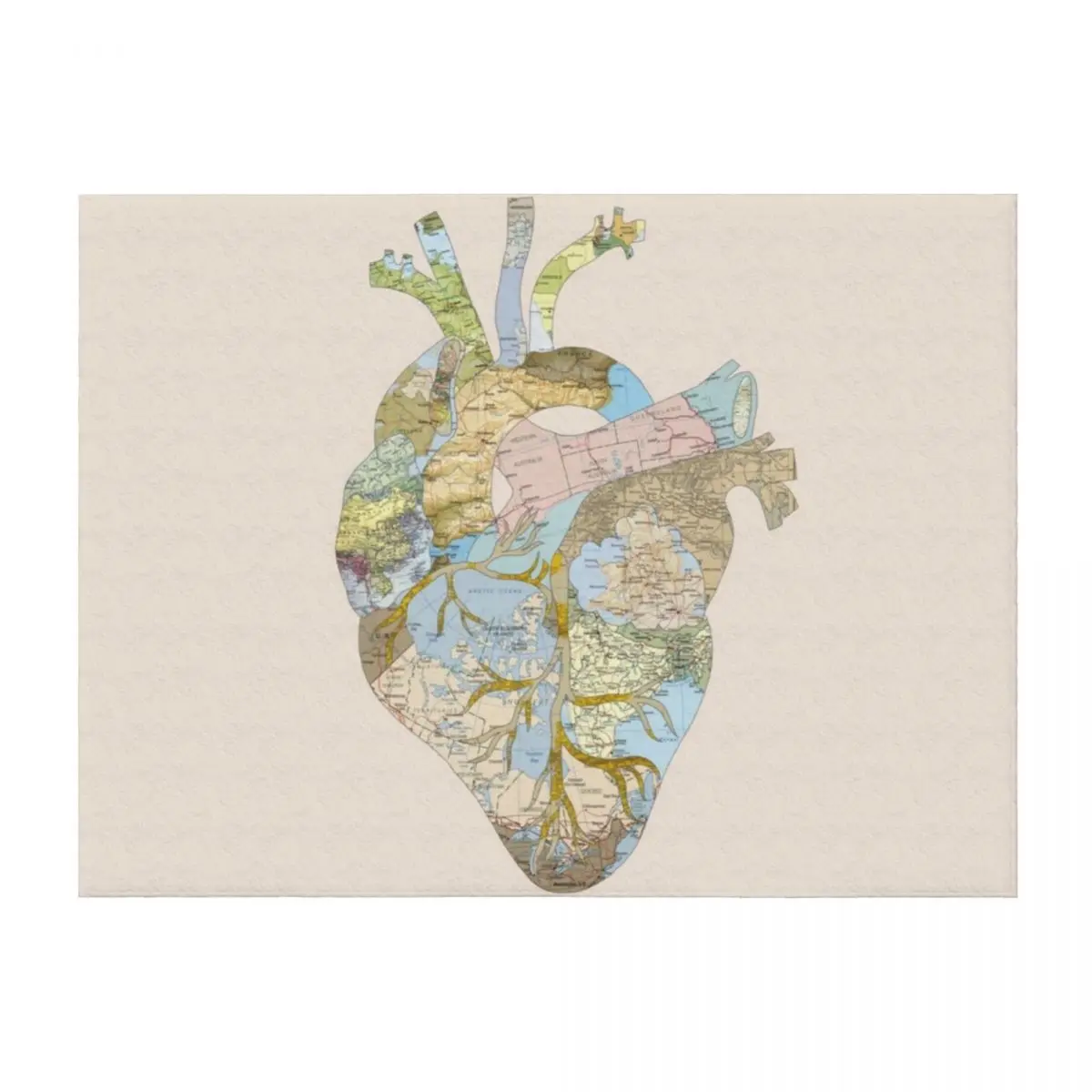 

A Traveler's Heart (N.T.) Throw Blanket Loose Decorative Throw Large Flannel Fabric Blankets