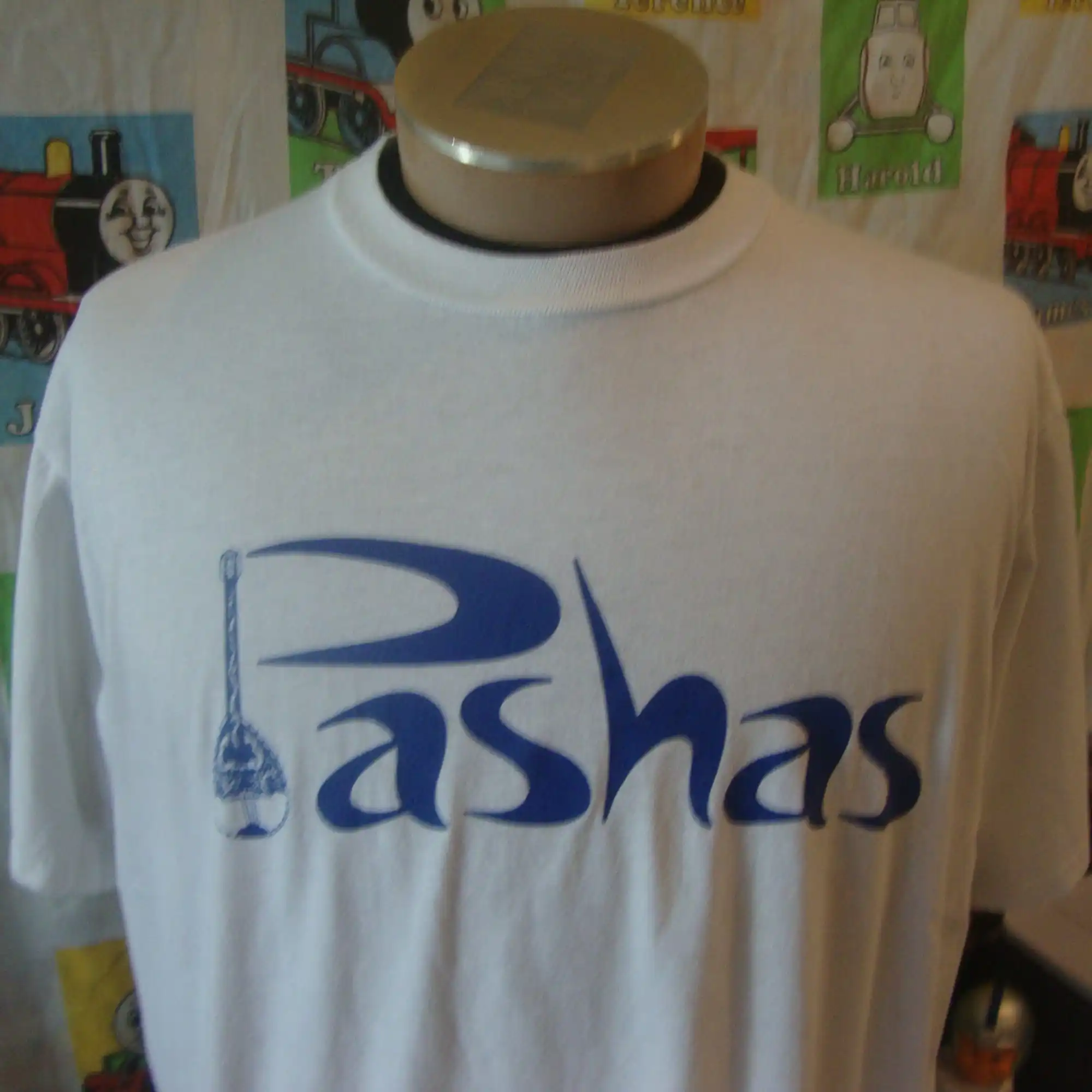 Vintage 90's PASHAS tee white T Shirt XL