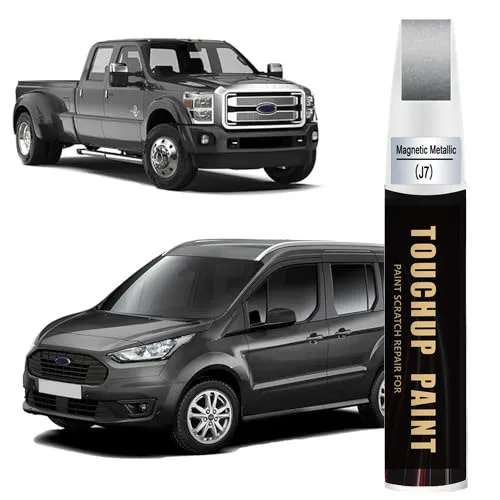 Car Touch Up Paint(Magnetic Metallic(J7)) for Ford Car Paint Scratch Repair Kit, Quick & Easy Solution to Repair