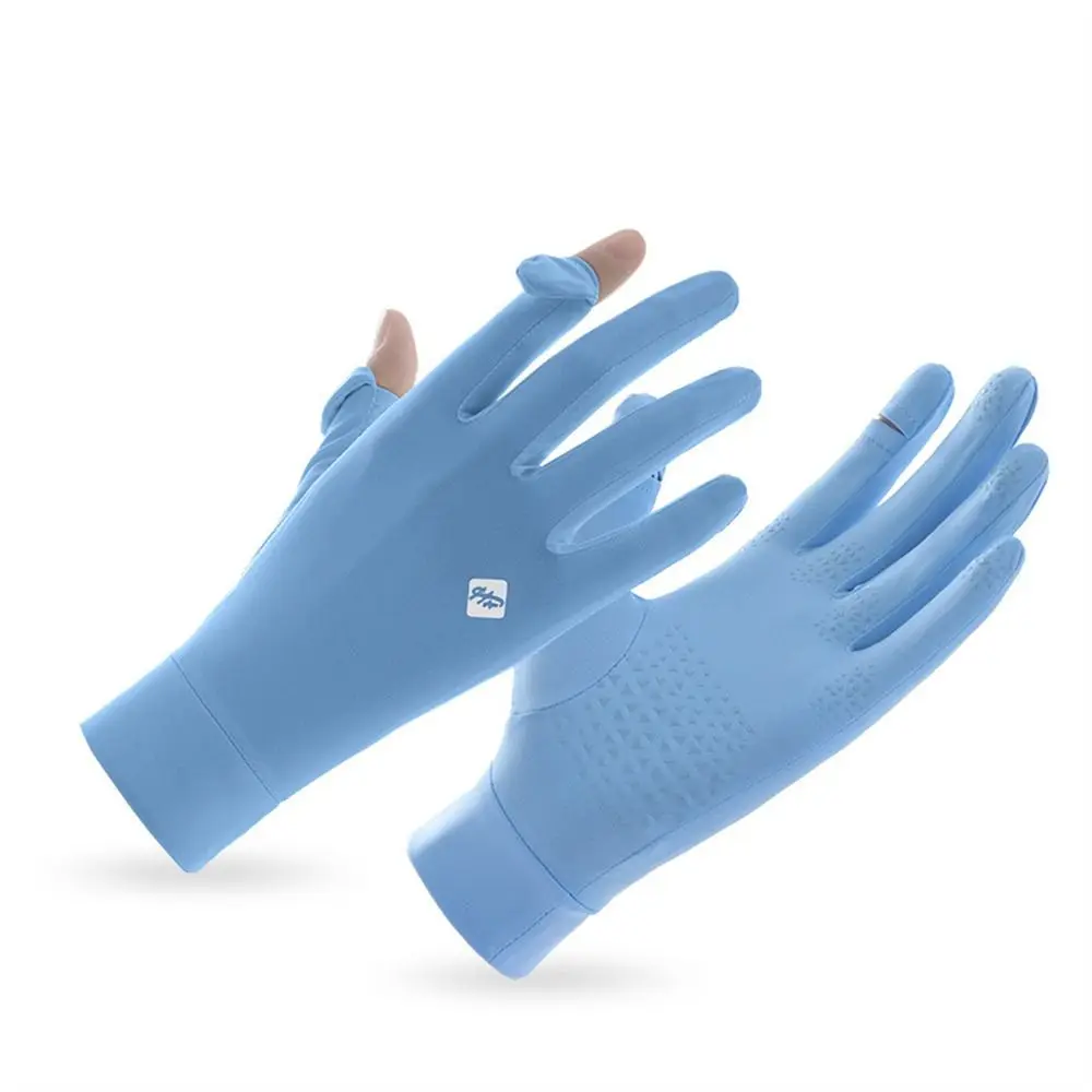 Gants de protection solaire longs pour femmes et filles, mitaines anti-UV, gants de conduite élastiques, mode fine, Ice InjImaging, degré de glissement