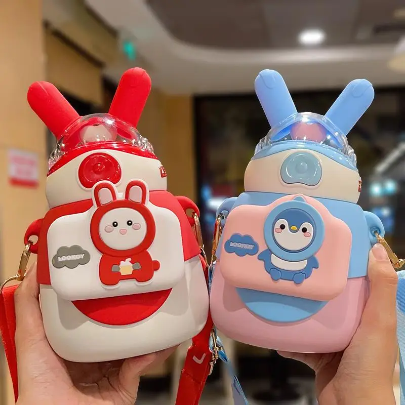 

Детская термобутылка из нержавеющей стали 36 унций, специальная для школы, милая, с эффектом «большого животика», для начальной школы...