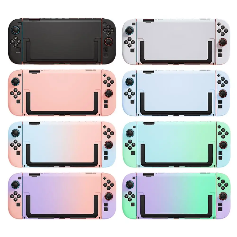 Capa tpu para switch 2 console, alça ergonômica, capa protetora à prova de choque, anti-arranhões, capa de proteção tpu antiderrapante