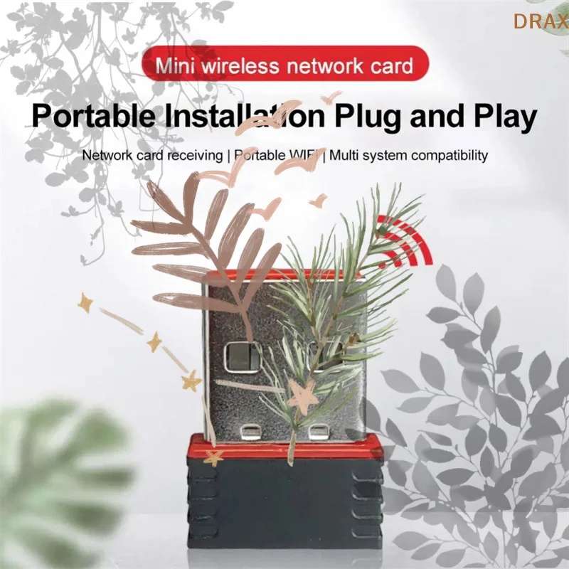 

Instant WiFi Connectivity! 150Mbps USB WiFi Dongle, REALTEK 8188 Wireless Adapter With Antenna For Laptop PC