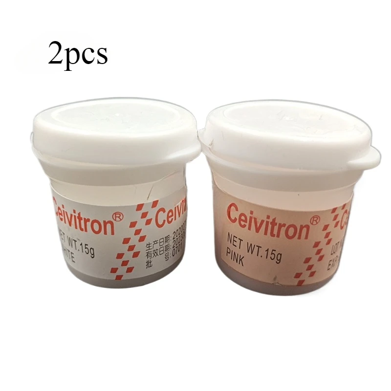 

2PC Dental Material Oral Material Temporary Sealing Paste Durable Stable Temporary Filling Material