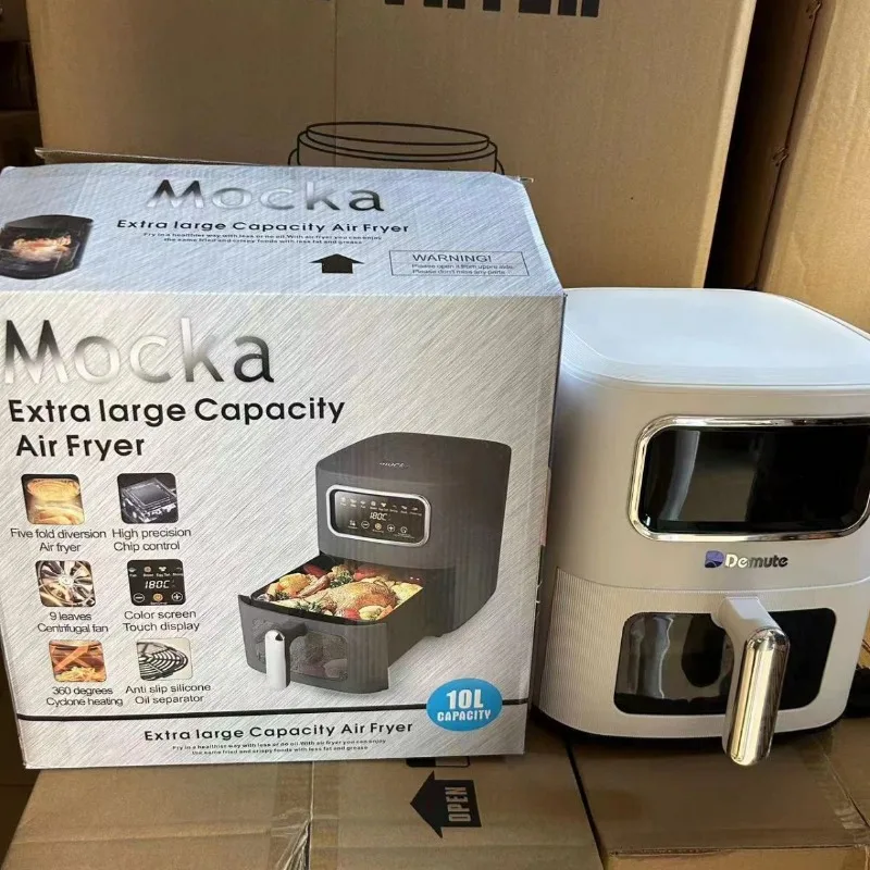 

New visual intelligent air fryer, large capacity household multifunctional integrated electric fryer, French fry machine