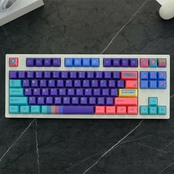 Back in The Game Keycaps Cherry Profile 129 Keys PBT Dye Sublimation Keycap for MX Switch Mechanical Gaming Mechanical Keyboard