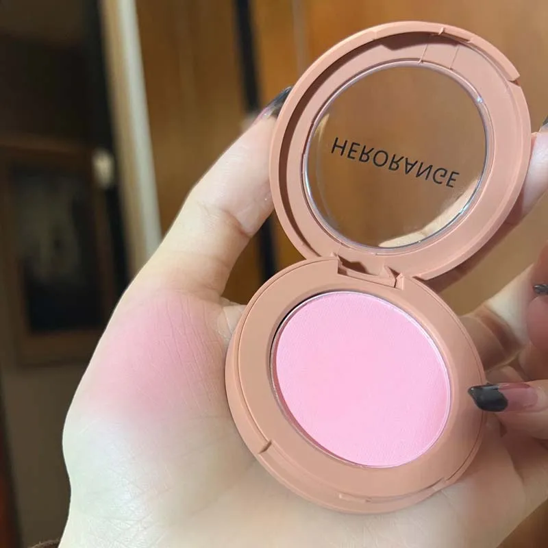 HERORANGE Cremiger Blush, weich-matt, natürliche Farbe, langanhaltend, tägliches Wangen-Make-up für Frauen – Detail 10
