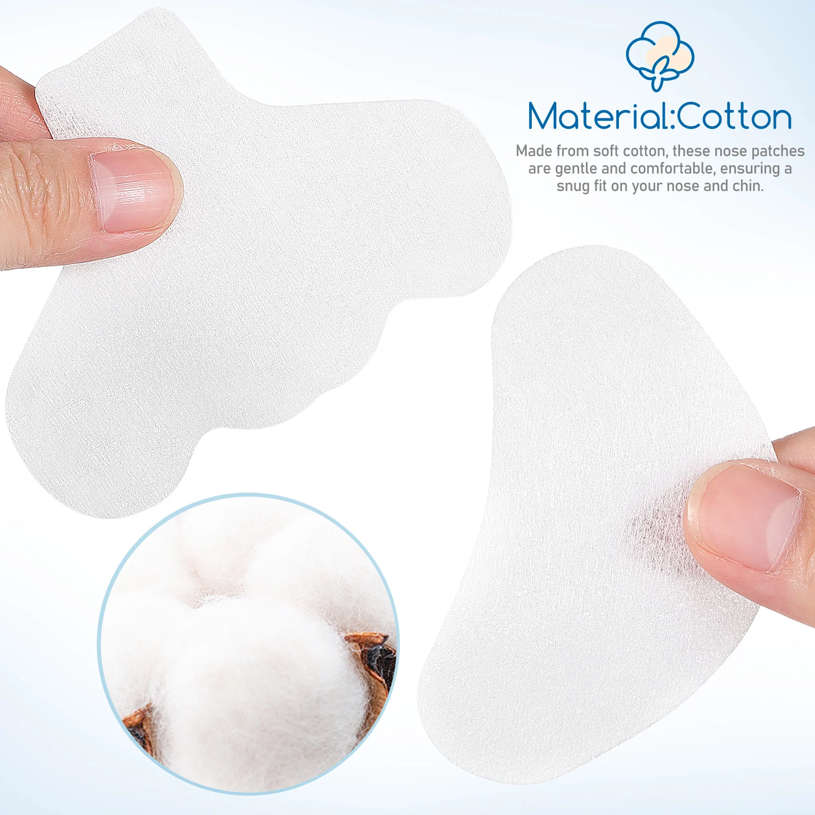 

T Cotton Pad For Nose Chin Pore Cleansing Strips Deep Cleansing Nose Patch Face Cleaning Pads Soft Facial Cotton Skincare