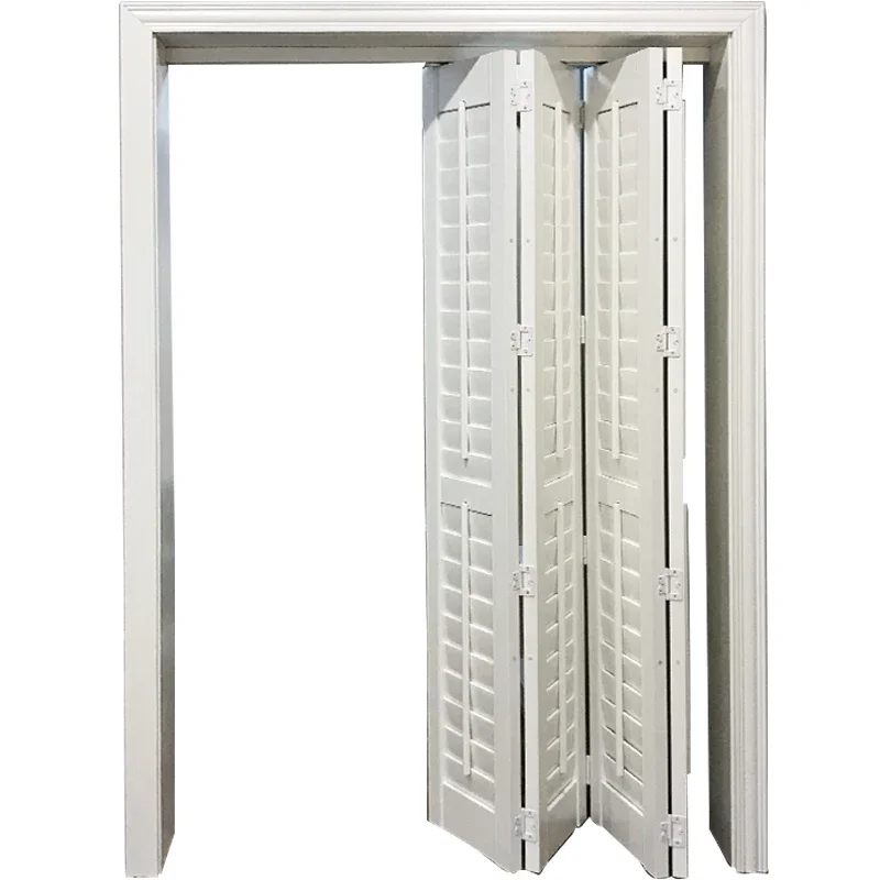 

Custom MadeSunroad Custom Wood Shutter Sliding Doors - American Style Room Dividers | Ventilated & Customizable