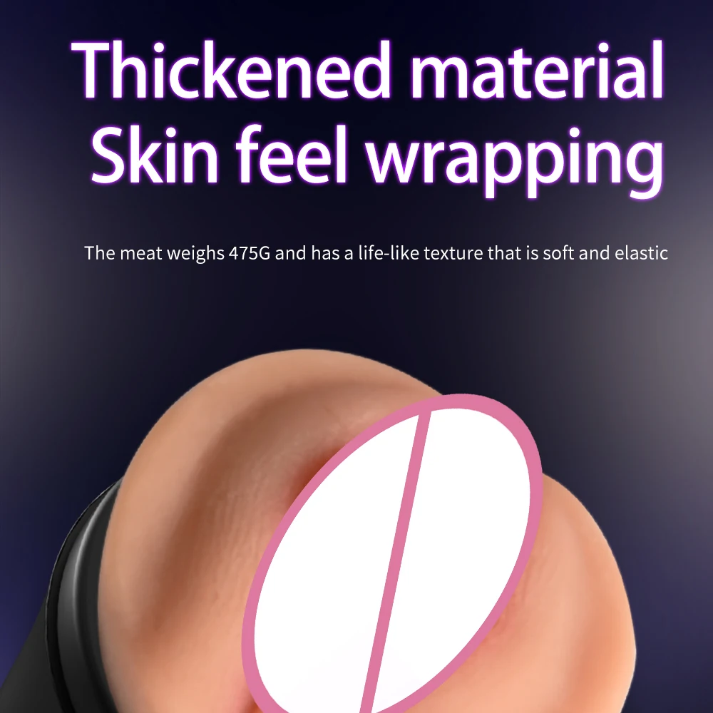 Male Sucking Masturbation Cup Real Vagina Soft Silicone Adult Masturbator Pocket Pussy Artificial Vaginal Sex Toys For Men Goods view 4