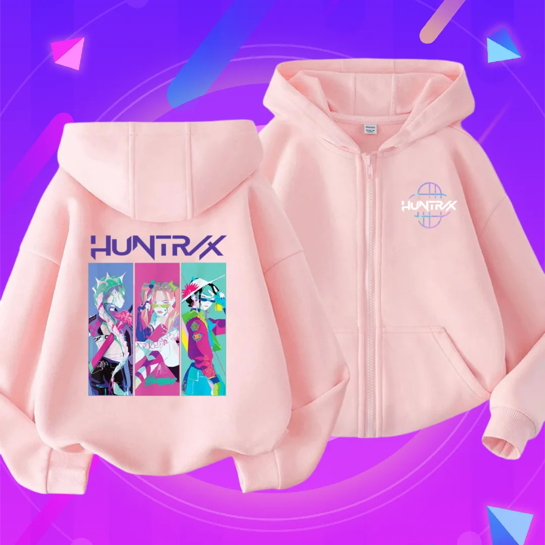 

Y2k толстовки на молнии Kpop охотники на демонов толстовка пальто детская одежда детский свитшот для девочек и мальчиков толстовка на молнии детский повседневный топ