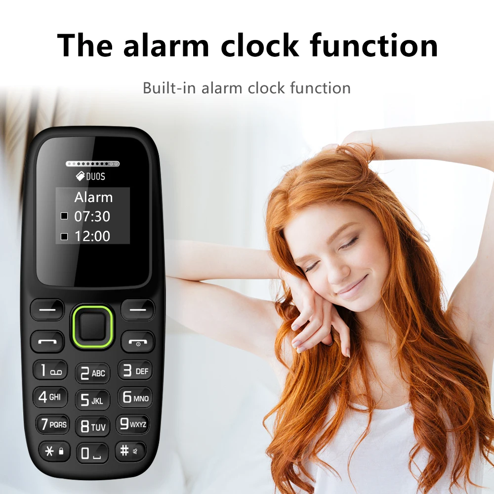 زر هاتف محمول صغير بلوتوث سماعة بطاقات SIM المزدوجة منخفضة الإشعاع جيب تسجيل الهاتف إنذار احتياطية الهاتف للرياضة