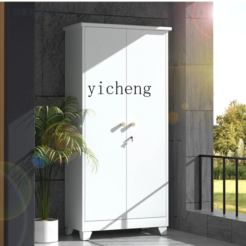 Steel Cleaning Cabinet Outdoor Tool Storage Cabinet Storage Mop Wire-Wrap Board Housekeeping Cabinet