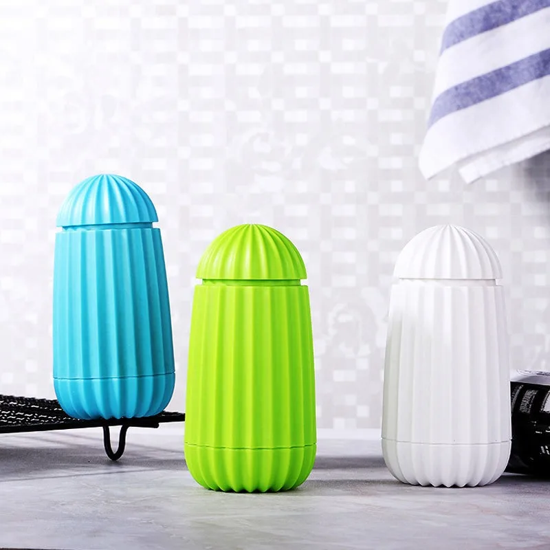 Creative Cactus Toothpick Tube Home Living Room Press-type Automatic Cotton Swab Storage Box Toothpick Jar view 3