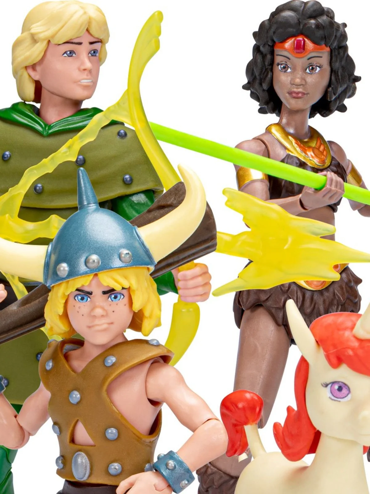 

Hasbro Dungeons & Dragons Ranger Hank Barbarian Unicorn Diana 6 "moving Hand Tabletop for A Boy's Birthday Present