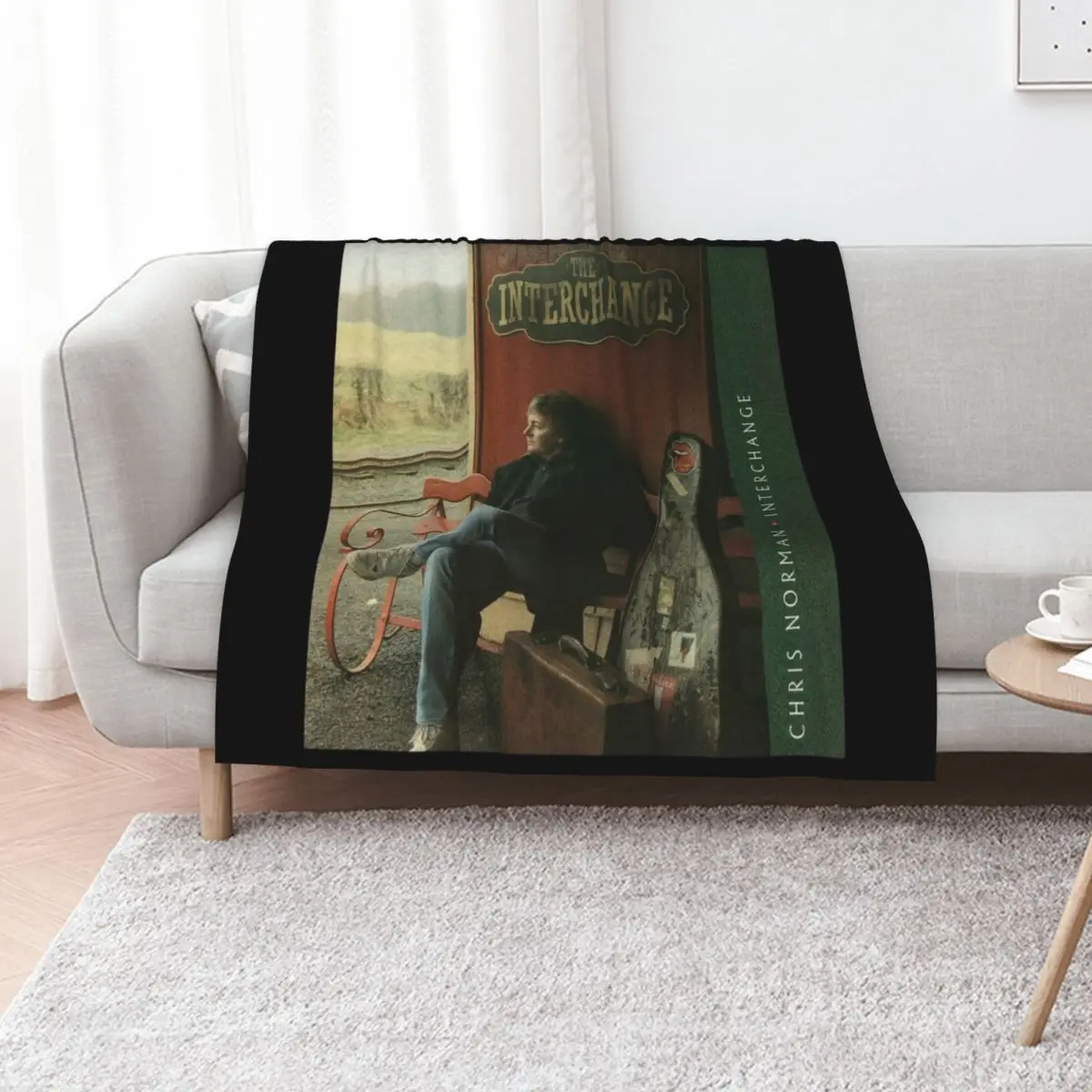 Chris Norman interchange Throw Blanket Stylish Decor Blanket Gift for Friends Roommate