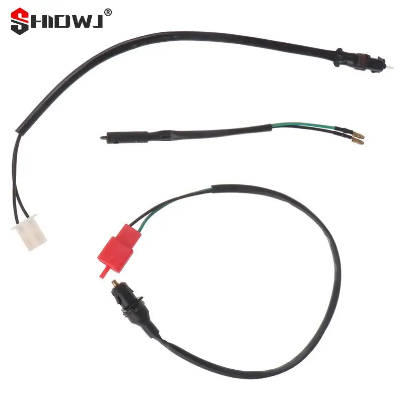 Motorcycle Drum Brake Light Rear Brake Switch + Spring Kit Universal For Pit Bike Quad Scooter Rear Brake Power-off Switch Line