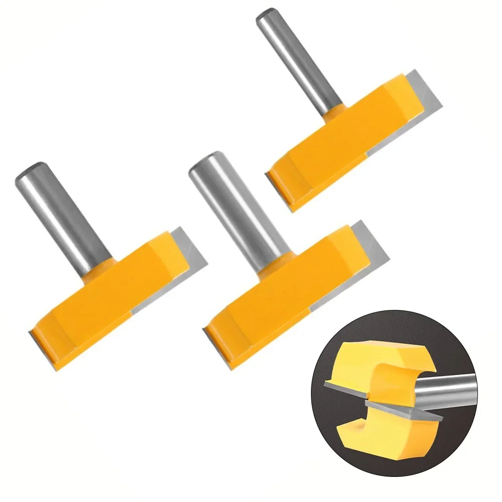 

8/12/12.7mm Shank Bottom Cleaning Router Bit Woodworking Router Shank Bottom Cleaning Router Bit Woodworking Router Tools