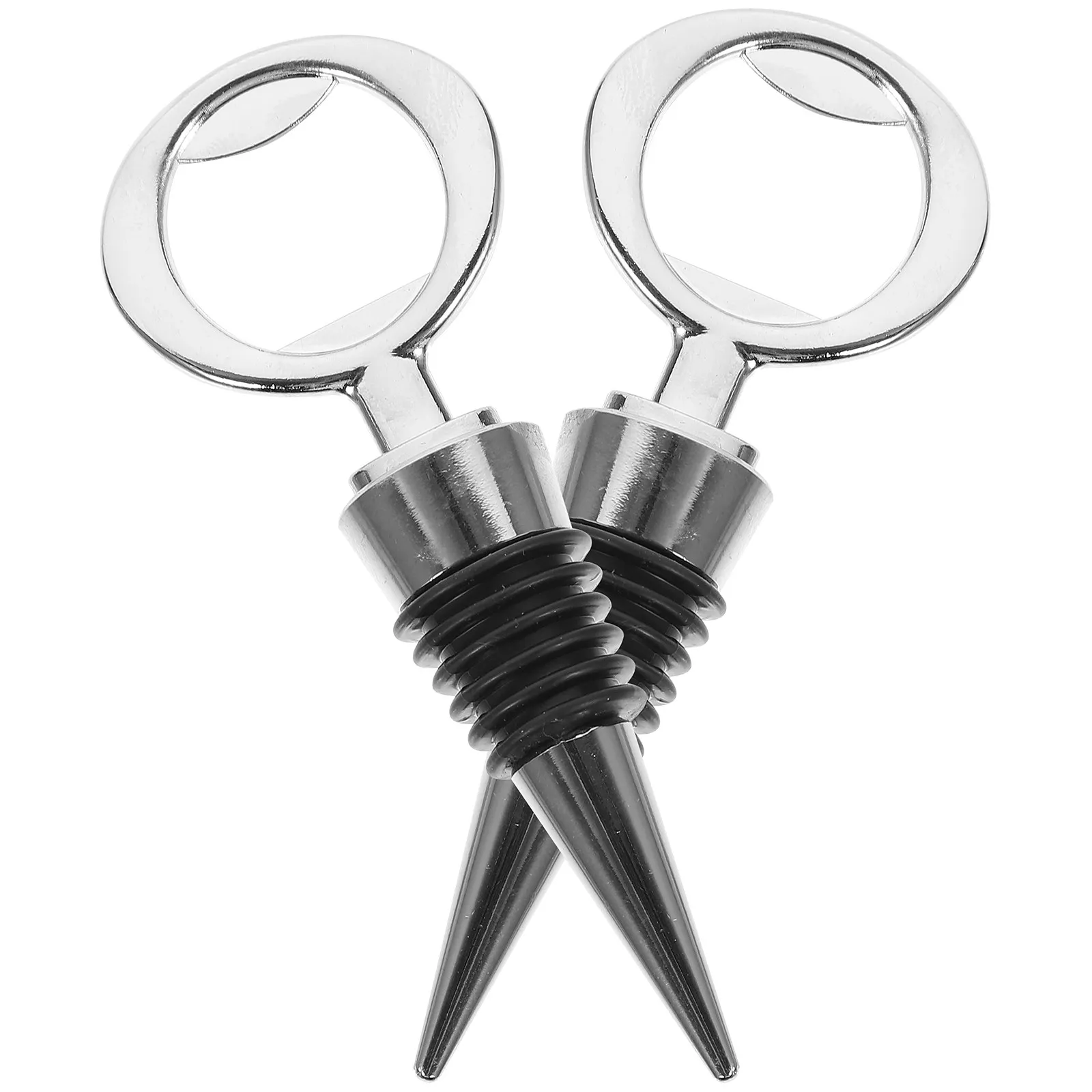 

2Pcs Premium Wine Stoppers Bottle Sealing Plug Reusable Air Tight Stopper for Home Bar Banquet Birthday Celebration Wine Lover