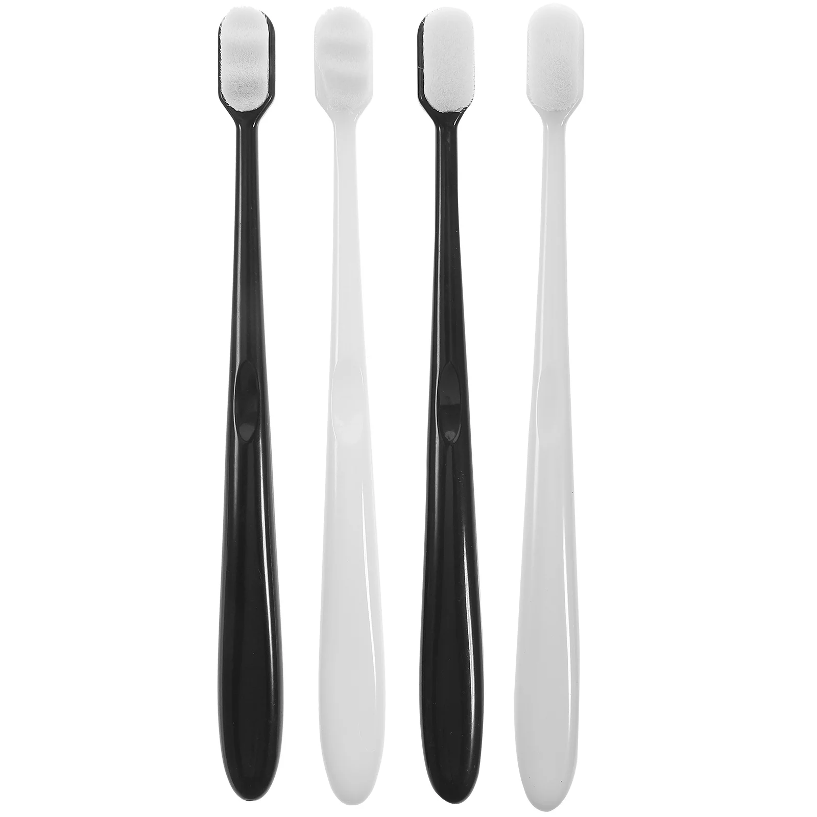 4pcs Ultra Soft Toothbrush Fine Bristles Portable Travel Toothbrush For Adults Small Manual Brush Lightweight Camping Dental
