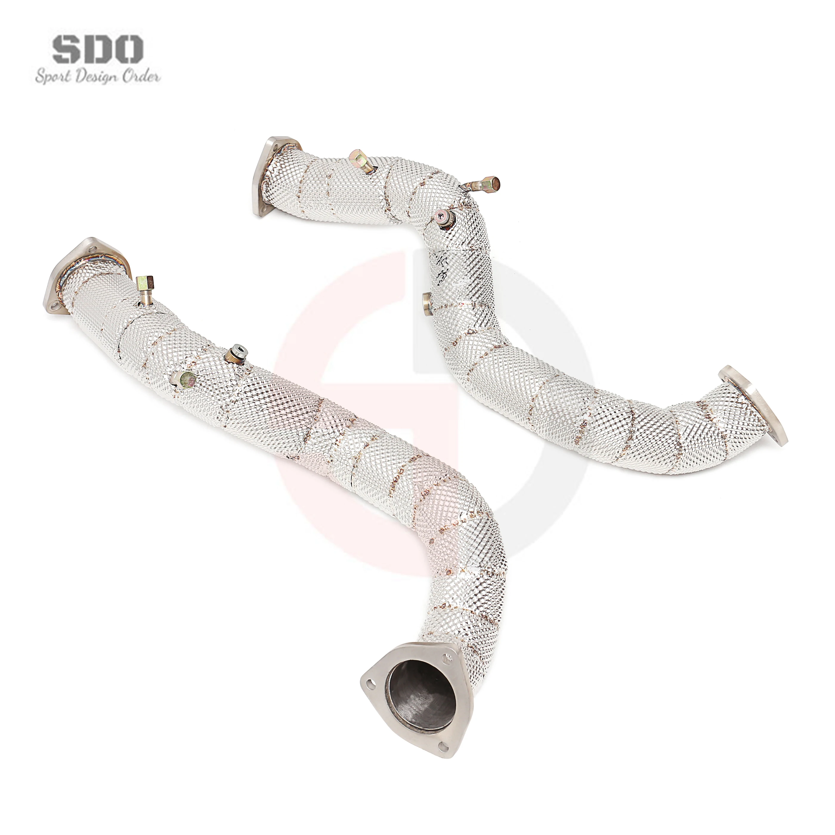 Tuning Engine Straight Header Downpipe for  718 GT4 RS 4.0L 2022-2025 Stainless Steel Exhaust System With OPF