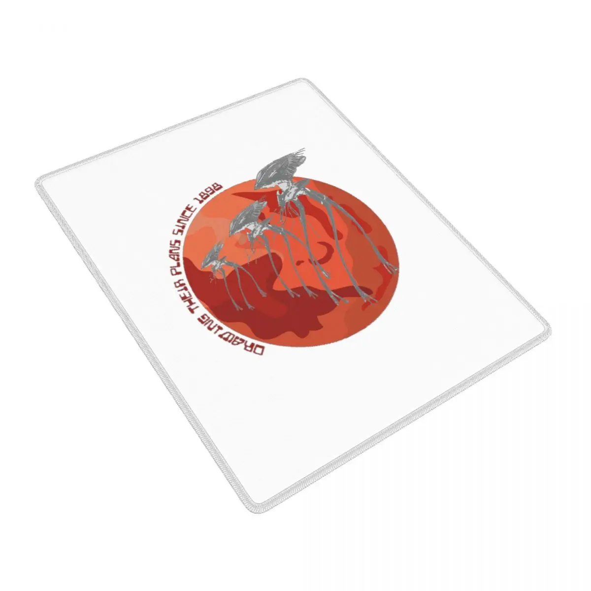 

War Of The Worlds Drawing Their Plans Since 1898 Mouse Pad Gamer PC Laptop Mats Keyboard Desk Mat 7x9 in 22x18 cm