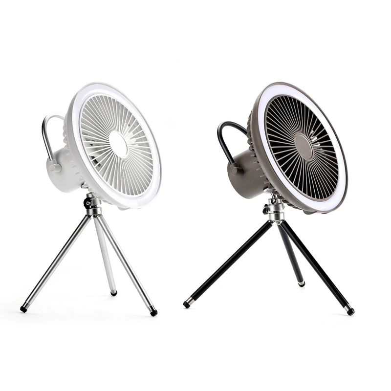 4000Mah Portable Fan Mini Small Fan with Tripod Stand Personal Cooling Fan for Bedroom Rechargeable LED Fan with Remote