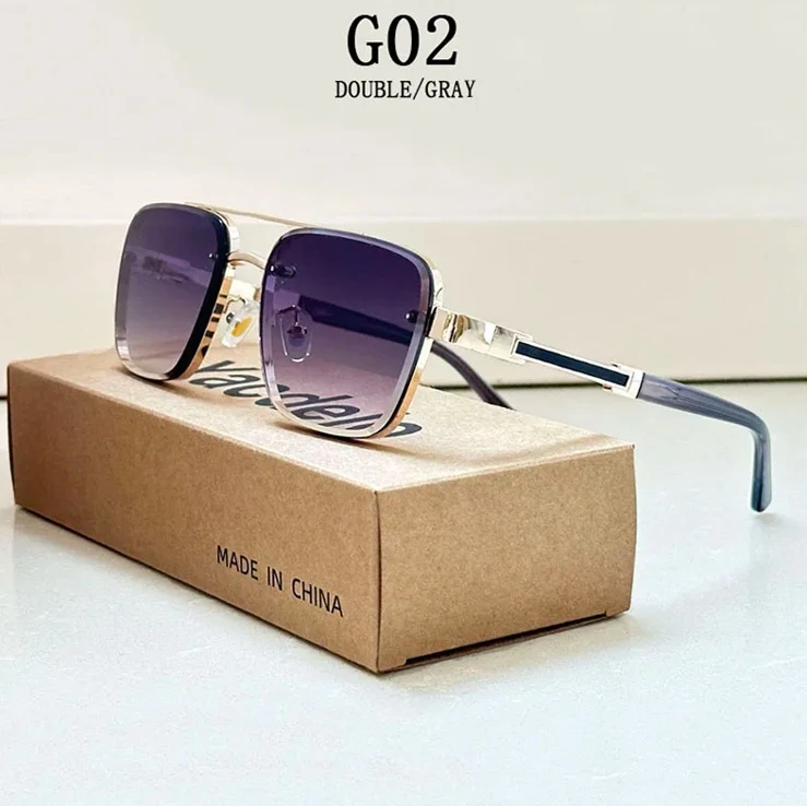 ZUIDID 2025 quadratische Sonnenbrille Männer Luxus Vintage Sonnenbrille Frauen Trendy Retro Mode Gläser Gafas De Sol Hombre Lunette Soleil Femme 8