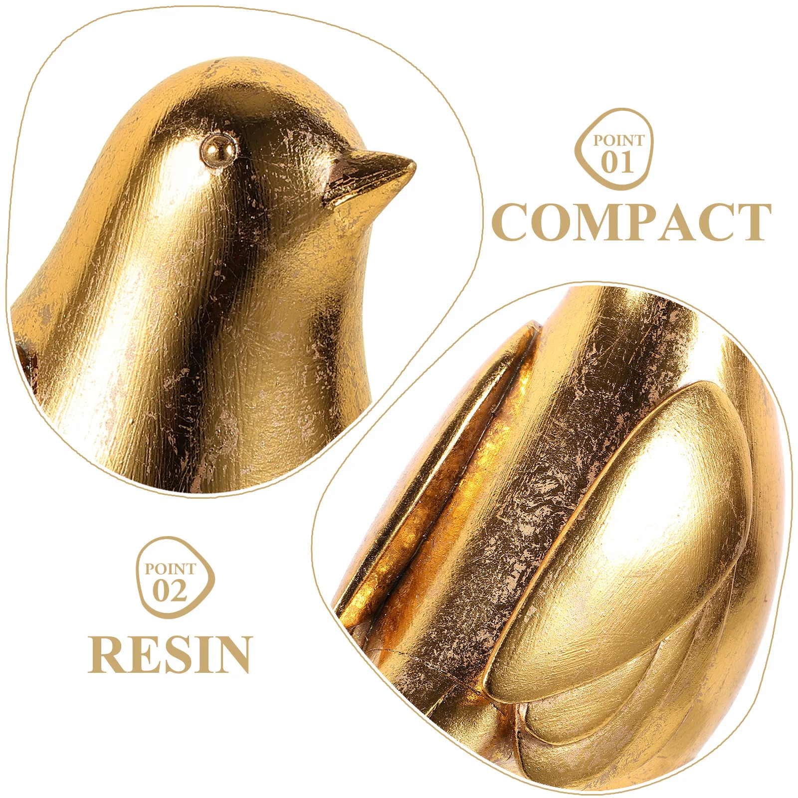 

Fake Birds Ornaments Bright Color Lifelike Resin Bird Models Garden Decoration Fake Birds Bird Ornaments Garden Decorative Props