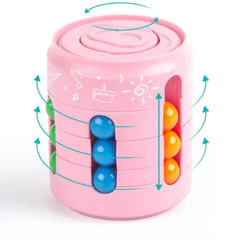 Multifunctional little twister magic colorful bean finger rotation to relieve stress decompression tools adult toys.
