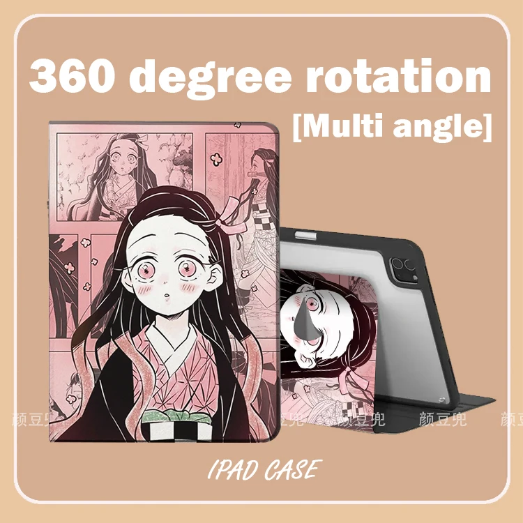 

Kamado Nezuko Anime Demo Case For iPad 10.2 8th Air 4 5 6 Mini 5 6 7 Case Luxury Silicone For iPad Air 7 13 iPad 10 11 th 2025