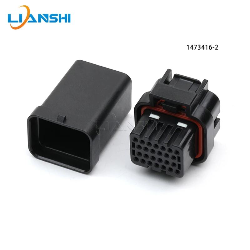 

1473416-2 Automotive connector AMP 26-hole 6-slot harness plug connector 3-1447221-4