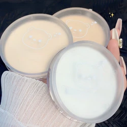 Pressed Powder White Brighten Transparent Oil Control Concealer Lasting Natural Face Makeup Setting Powder Waterproof Cosmetic