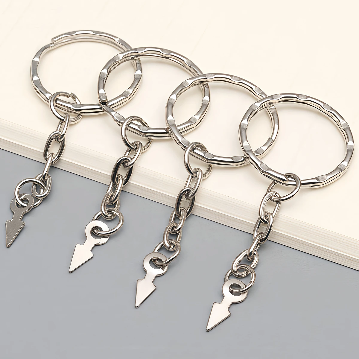 10/20 Stück 25mm Metall-Schlüsselanhänger mit Karabinerhaken und Schrauböse für DIY-Schlüsselanhänger, Anhänger, Schmuckherstellung und Zubehör – Detail 8