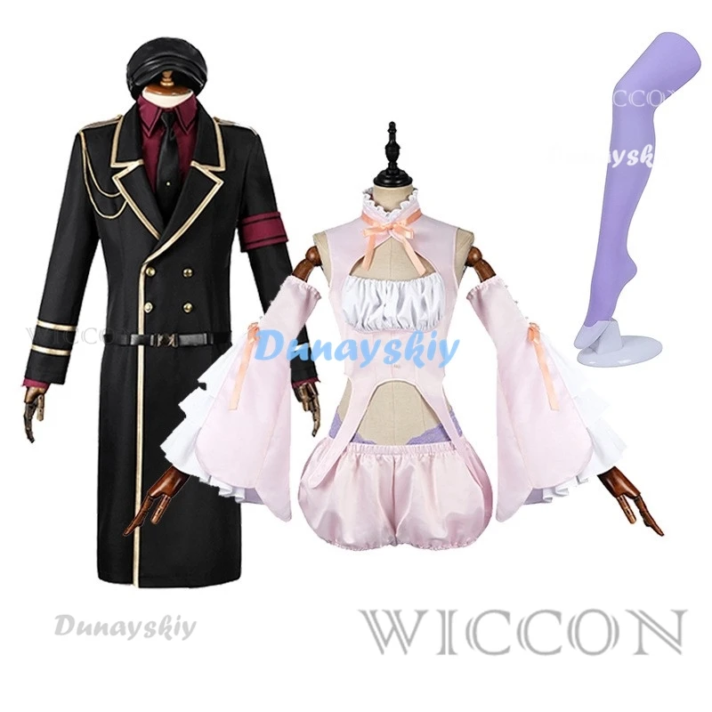 Byakuya Cosplay Fantasy Clothing Anime Magical Girl Evil Lieutenant Archenemies Costume Disguise Adult Women Roleplay Outfits