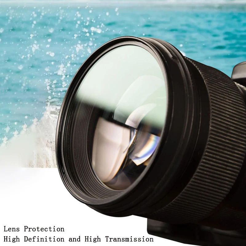 Concept UV Filter Lens MC Ultra Slim Optics with Multi Coated Protection 37mm 39mm 49mm 52mm 58mm 62mm 67mm 77mm 82mm 86mm