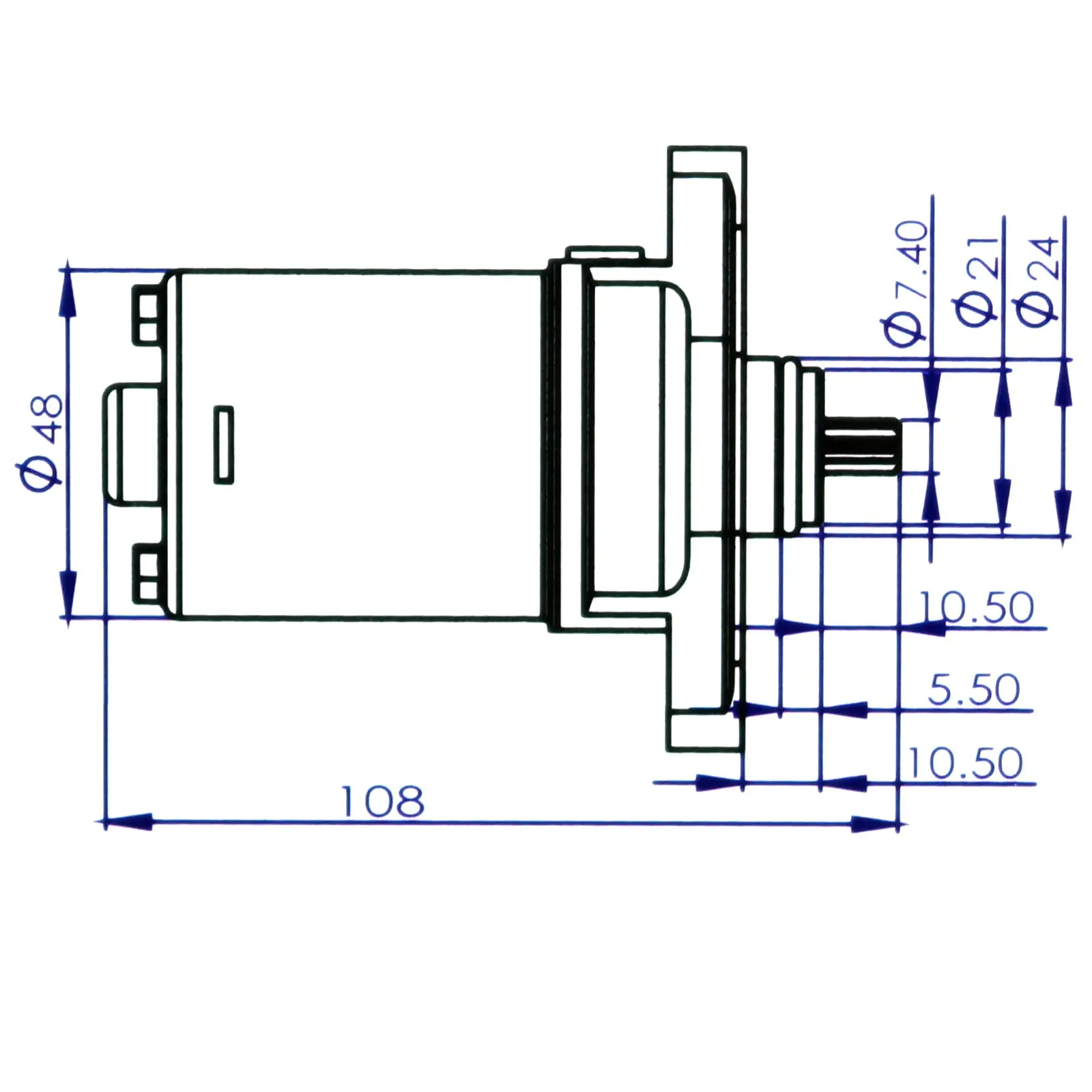 GY6 49cc 50cc 80cc 100cc Durable Starter Motor with Wire for 4-Stroke 139QMA 139QMB 147QMD Scooter Moped ATV Go-Kart Engine