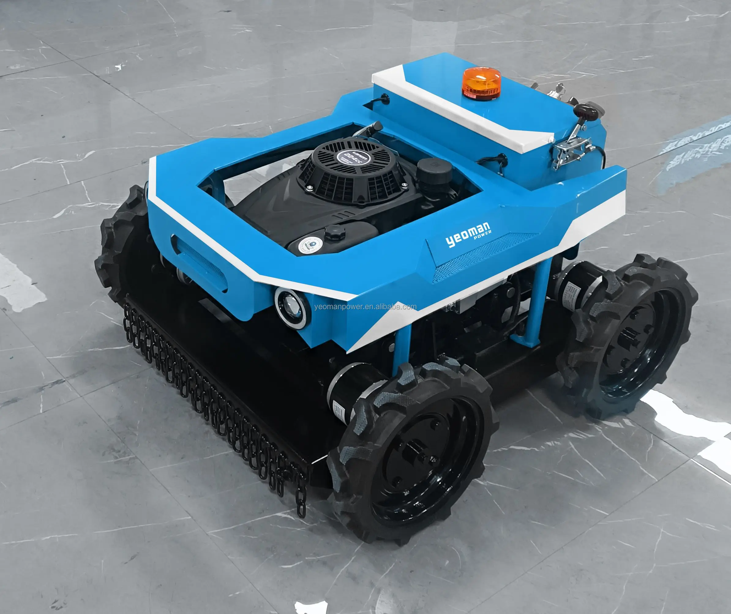 YEOMAN Roboter-Rasenmäher, Schnittbreite 40/50/80/100 cm, elektrischer und benzinfarbener intelligenter Rasenmäher