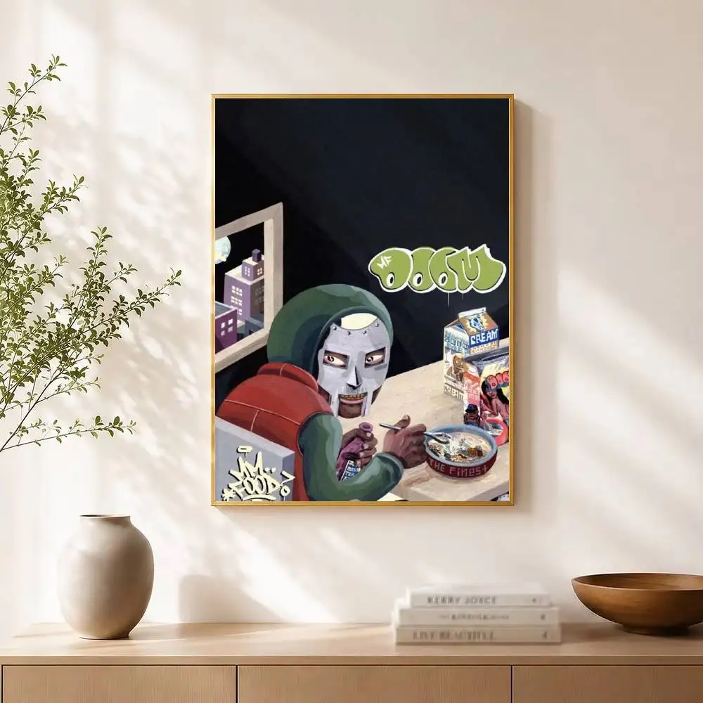 M-MF D-DOOM Rapper Madlib(1) Poster High Quality Dorm Living Room Aesthetic Wall Decoration Painting Stickers Gift
