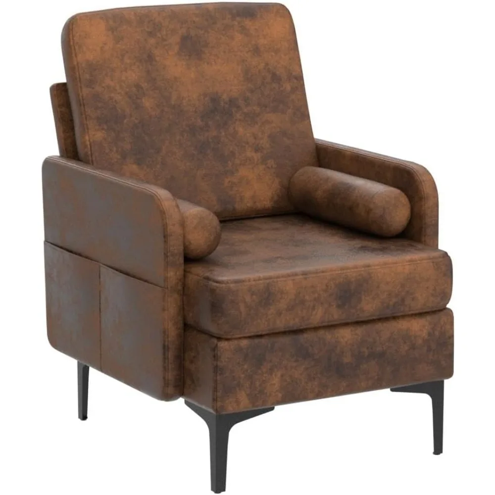 25 "Ш 23" D Набор стульев с акцентом в деревенском стиле, 2 шт., удобные стулья для чтения на перекрестных ножках, мягкий уютный диван, кресла, угловые сидячие ча