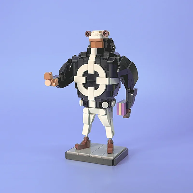 373개 조각 MOC 원피스 바톨로미우 쿠마 - 해적 모험 - 모듈식 블록 - 교육용 모델 - 생일 DIY 선물