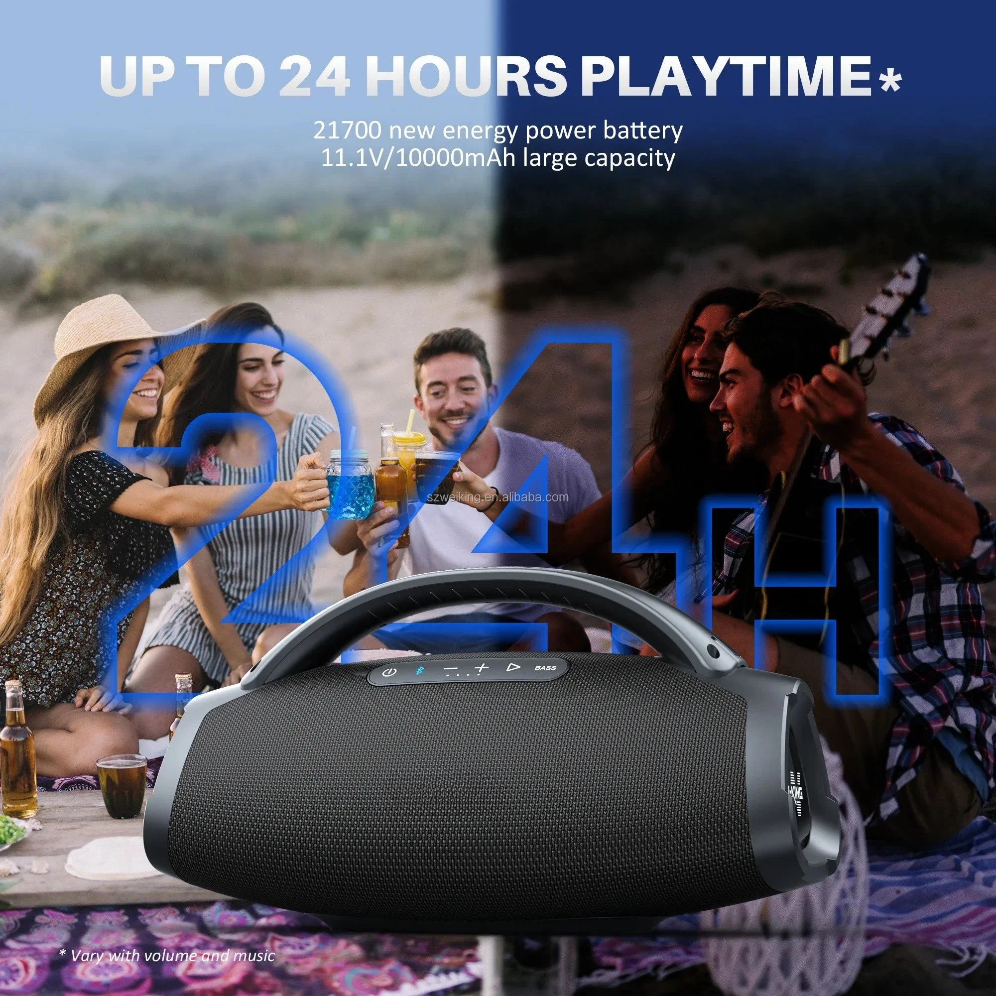 Nuevo altavoz inalámbrico Blue - Bluetooth Speaker Waterproof reseña y precio