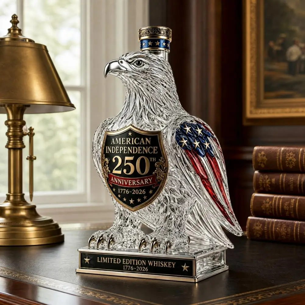 

Fine Wine Accessories Eagle Whiskey Glass Decanter 350ml Unique Eagle Shaped Bottle for Bourbon Wine Elegant Home Bar for Men