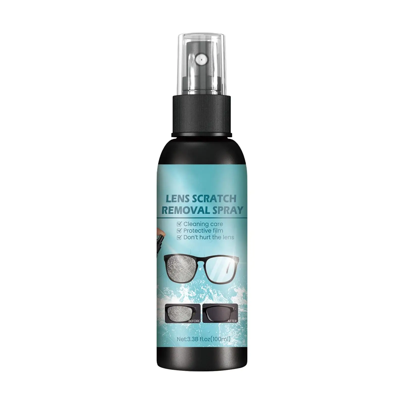 بخاخ إزالة الخدش لعدسة النظارات ، منظف النظارات ، احترافي ، 5X