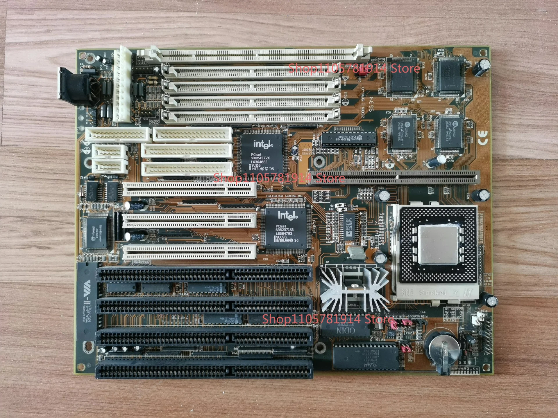 For 430VX Main Board with Pentium 166 CPU, Socket 7 Main Board Tested
