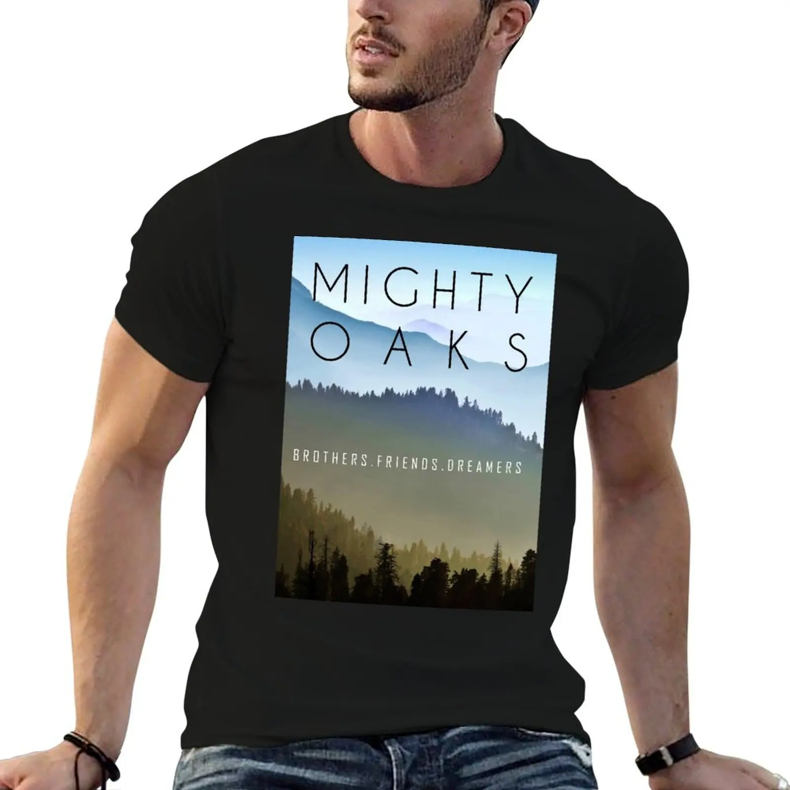 

MIGHTY OAKS - woods T-Shirt man t shirts for men t shirts for man graphic vintage T-Shirt