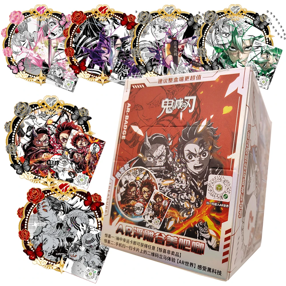 

Demon Slayer Rare Character Creative Card Peripheral Gift Rengoku Kyoujurou Tomioka Giyuu Exquisite Badge Jewelry Toy for Family