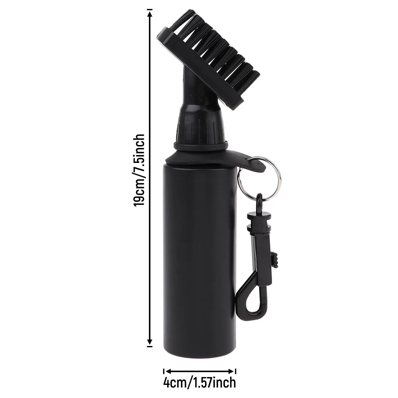 Double Golf Club Brush Groove Cleaner with Retractable String